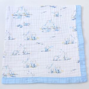 Baby Blanket Size Guide: Types, Safety & How to Choose Right 6 Jay & Ava Baby Muslin B0CH7ZXWHC