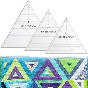 Best Quilting Rulers for Triangle Patterns: Top 10 Picks & Guide 6 Kigley 3 Pcs 60 Degree B0D66TVZDQ