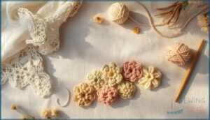 lacy, picot, and 3d flower borders lacy, picot, and 3d flower borders