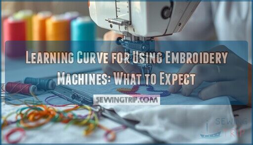 learning curve for using embroidery machines