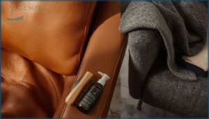 leather and wool leather and wool