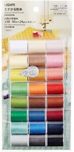 9 Best Sewing Thread Sets for Patchwork and Appliqué + Tips 5 LEONIS 24 Color Set of B001TM6I5Y