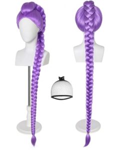Halloween Costume Ideas for 2026: DIY, Pop Culture & More 1 Long Purple Braided Wig for B0FL21YY72