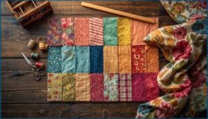 making patchwork blankets from fabric scraps making patchwork blankets from fabric scraps
