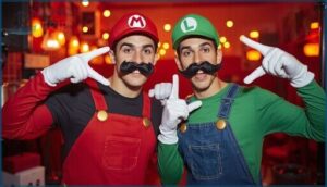 mario and luigi duo costume mario and luigi duo costume