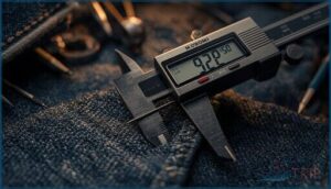 measuring needle diameter measuring needle diameter