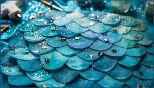 mermaid costume using coffee filters mermaid costume using coffee filters