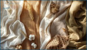 natural fibers: cotton, linen, silk, wool, hemp natural fibers: cotton, linen, silk, wool, hemp