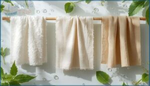 natural plant fibers (cotton, linen, hemp) natural plant fibers (cotton, linen, hemp)