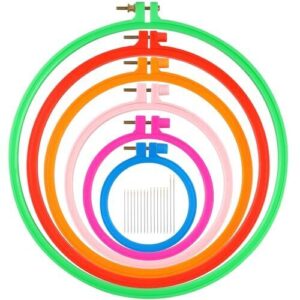 5 Best Embroidery Hoops for Kids + Fun Projects & Tips (2026) 5 Phinus 6 Pcs Embroidery Hoop B0CPSFQQDL