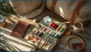 portable and travel sewing storage portable and travel sewing storage