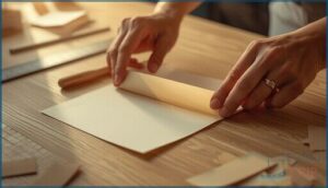 preparing and folding the card base preparing and folding the card base