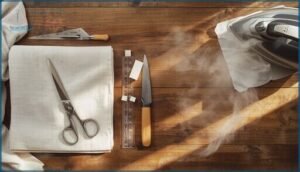 preparing fabric for napkin sewing preparing fabric for napkin sewing