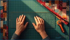 proper placement on cutting mats proper placement on cutting mats