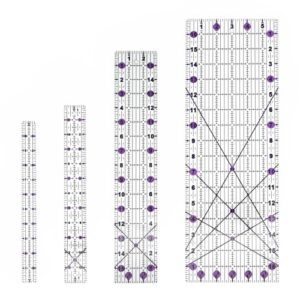 8 Best Quilting Rulers for Scrap Quilting + Essential Features 5 Quilting Rulers,Sewing Rulers,4 Piece Quilting B0FTMFNBF8