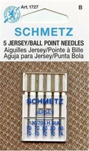 How to Sew Knit Fabrics on a Sewing Machine: Complete Guide 3 SCHMETZ Jersey Ball Point Sewing B00114RIPE