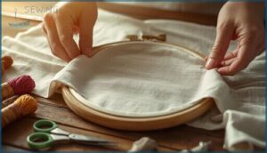 securing fabric in the hoop securing fabric in the hoop