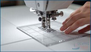 setting up for longarm ruler work setting up for longarm ruler work