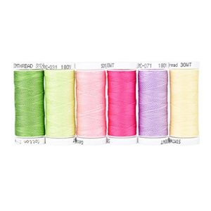 9 Best Sewing Thread Sets for Patchwork and Appliqué + Tips 2 Simthread 50WT Cotton Embroidery Sewing B08RDHTCD3