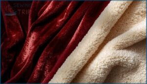 soft textures: velvet and fleece soft textures: velvet and fleece