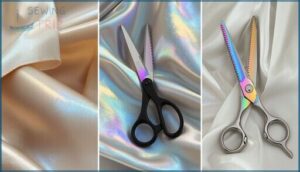 specialty and serrated scissors for unique fabrics specialty and serrated scissors for unique fabrics