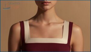 square neck square neck