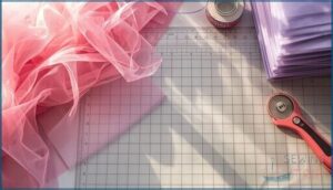 step 2: cut pieces of tulle step 2: cut pieces of tulle