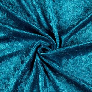 9 Fabric Fiber Types for Sewing: Choose The Right One 4 Stretch Panne Velvet Velour Teal, B01IB5R8U0