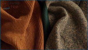 textured weaves: corduroy and tweed textured weaves: corduroy and tweed