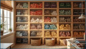 using bins, baskets, and shelves using bins, baskets, and shelves