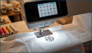 using built-in fonts on regular sewing machines using built-in fonts on regular sewing machines