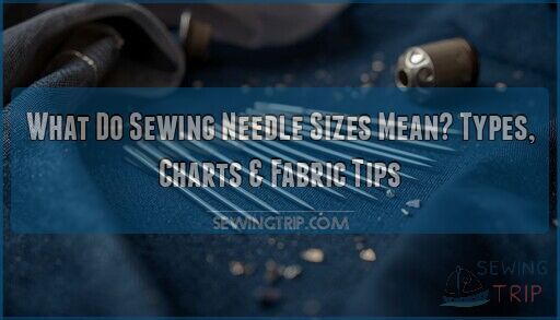 what do sewing needle sizes mean