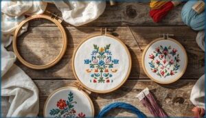 what types of embroidery hoops work for cross stitch what types of embroidery hoops work for cross stitch