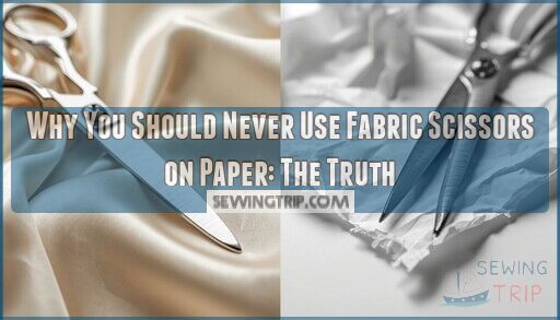 why you should never use fabric scissors on paper