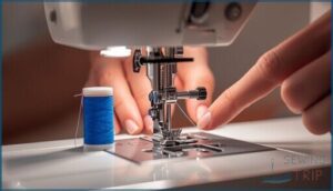 winding and inserting the bobbin winding and inserting the bobbin