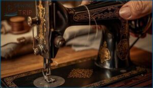 winding and inserting the bobbin winding and inserting the bobbin