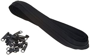 How to Cover Sew: Make a Custom Sewing Machine Cover 2 Zippers by The Yard (4yds) B00YUJPXVI