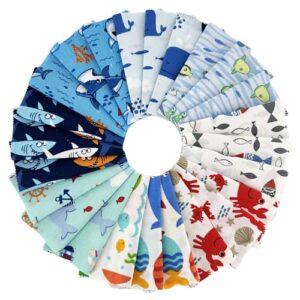 10 Best Quilting Fabrics for Kids Projects That Are Soft and Safe 5 5 Inch Ocean Charm Packs B0DDY3TBY4