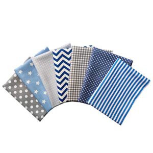 Top 10 Quilting Fabric Bundles for Baby Shower Gifts (2026) 4 7pcs Cotton Quilting Fabric, Blue B088CZMQ29