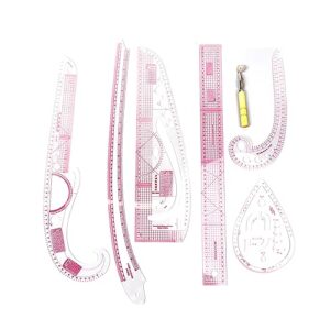 Top 9 Sewing Rulers for Garment Making: Find Your Best Fit 9 7PCS French Curve Ruler Set, B0F6CB8HF4