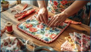 adding optional pockets and decorative details adding optional pockets and decorative details