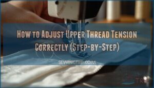 How to Adjust Upper Thread Tension Correctly (Step-by-Step) 25 adjust upper thread tension correctly