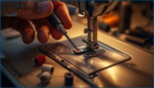 adjusting bobbin case tension screws adjusting bobbin case tension screws