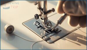 adjusting drop-in bobbin cases adjusting drop-in bobbin cases