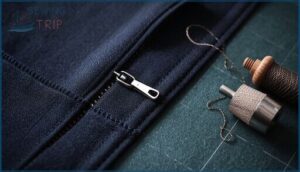 aligning and basting the zipper aligning and basting the zipper