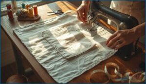 attach and finish the apron attach and finish the apron