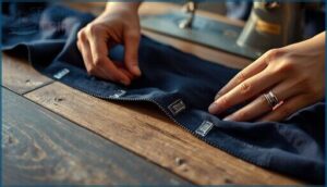 attach and sew second side attach and sew second side