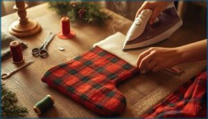 attaching batting for structure attaching batting for structure