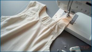 attaching facings to necklines and armholes attaching facings to necklines and armholes