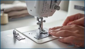 attaching the foot properly attaching the foot properly